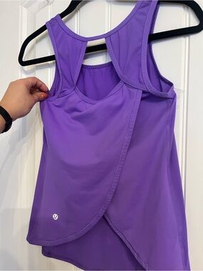 Lululemon Purple Athletic Tank Top - size 6